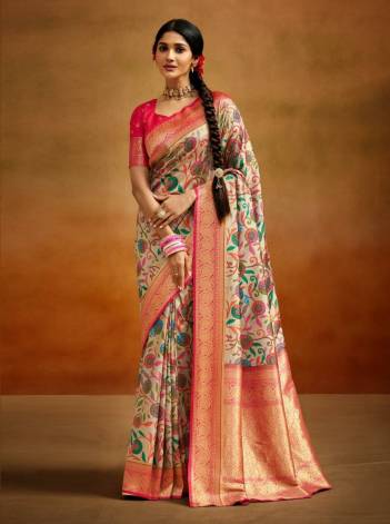  MOGHRA SILK BY RAJPATH TUSSER SILK KALAMKARI SAREE EXPORTER IN GUJARAT